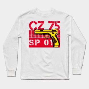 Handgun CZ 75 SP 01 Long Sleeve T-Shirt